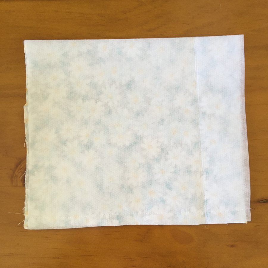 how to make a mask with cloth, interfacing sewn on inside out fabric